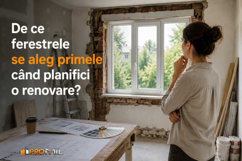 De ce ferestrele se aleg primele când planifici o renovare?
